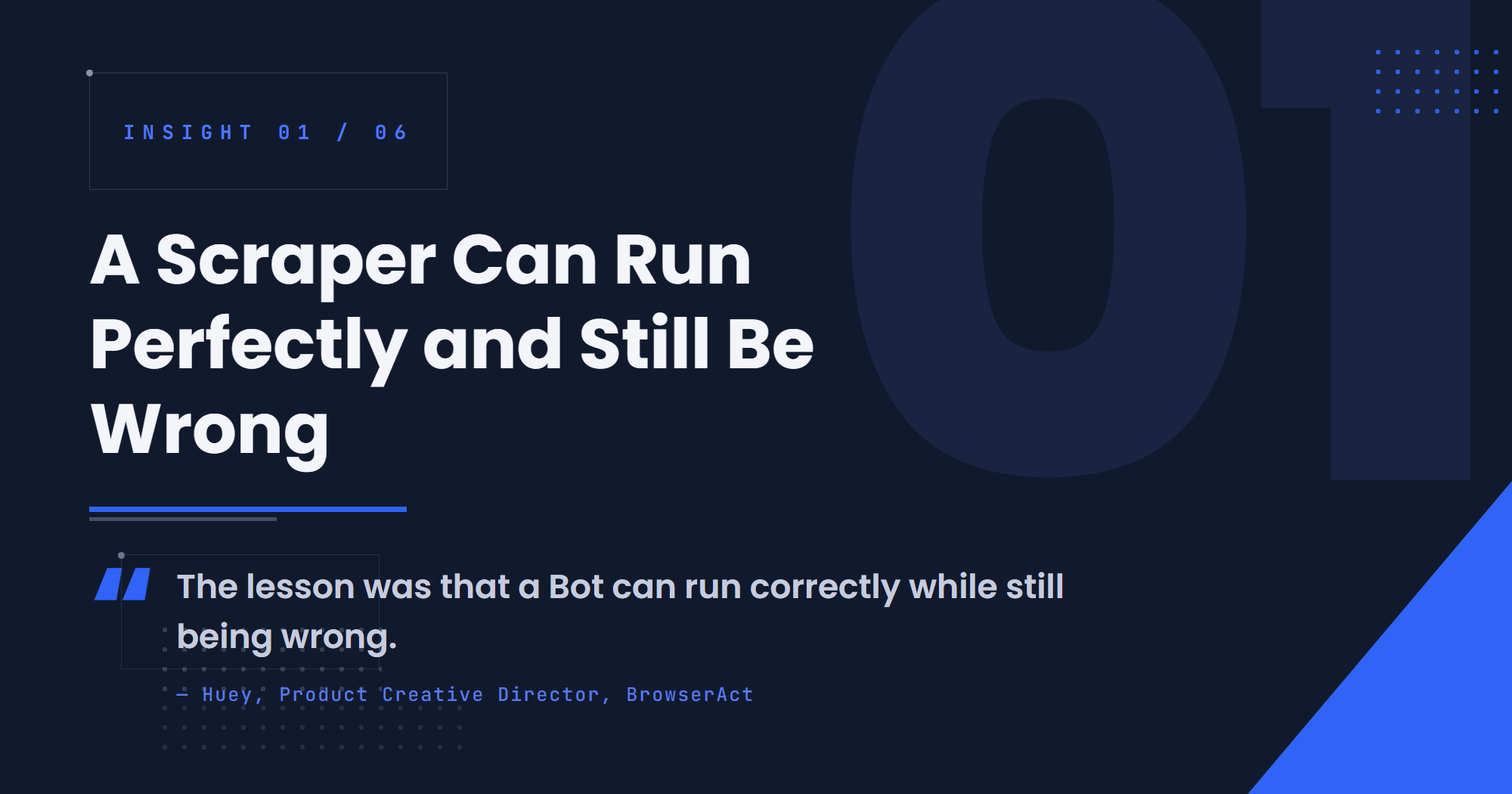 A Scraper Can Run Perfectly and Still Be Wrong