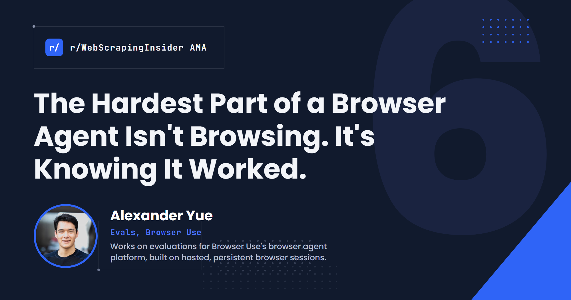 The Hardest Part of a Browser Agent Isn't Browsing. It's Knowing It Worked.