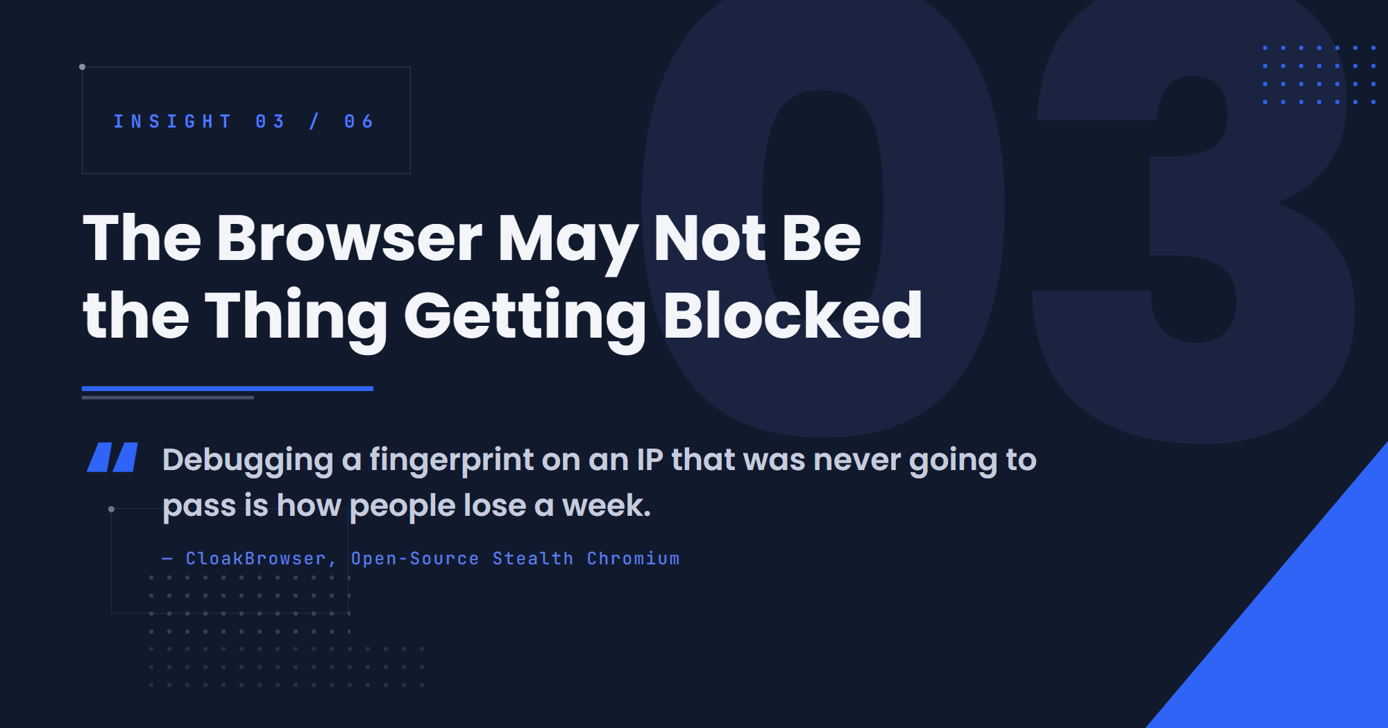 The Browser May Not Be the Thing Getting Blocked