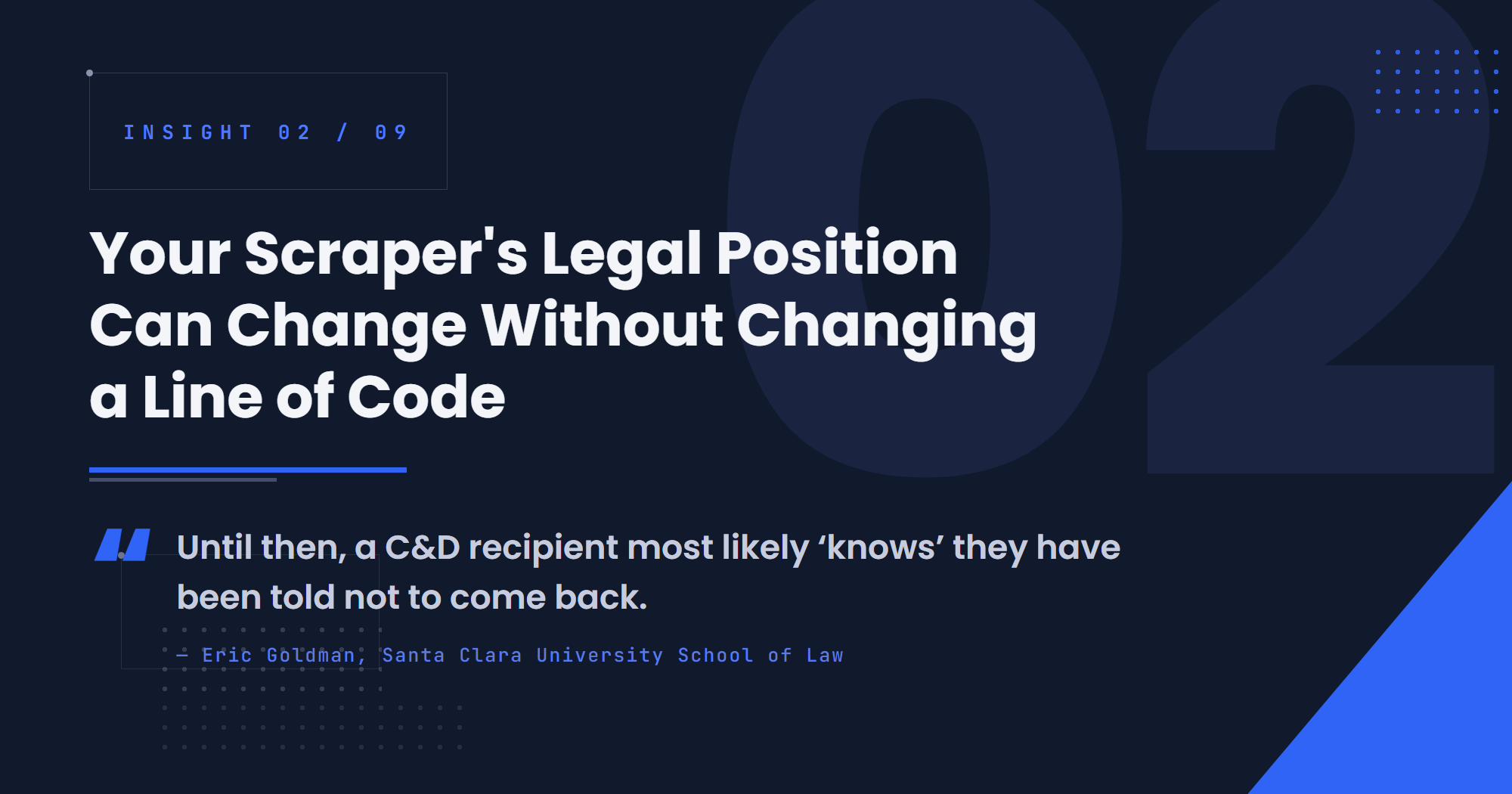 Your Scraper's Legal Position Can Change Without Changing a Line of Code