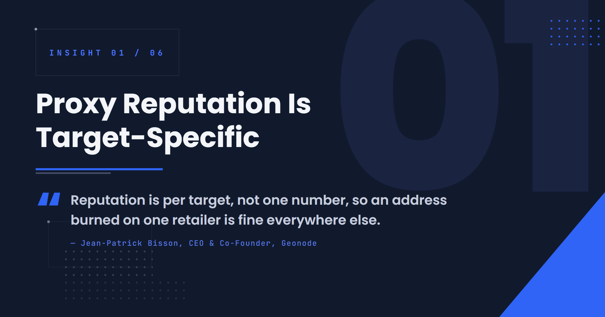 Proxy Reputation Is Target-Specific