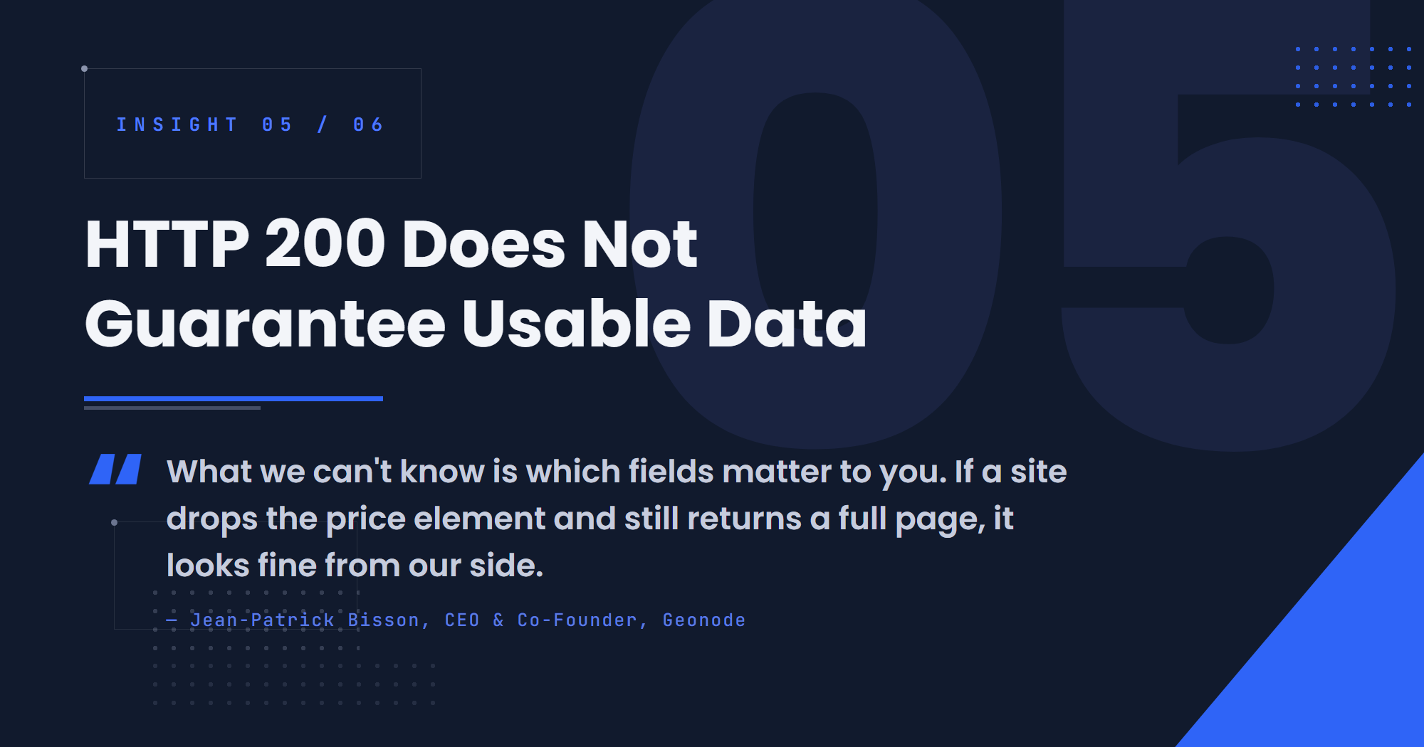 HTTP 200 Does Not Guarantee Usable Data