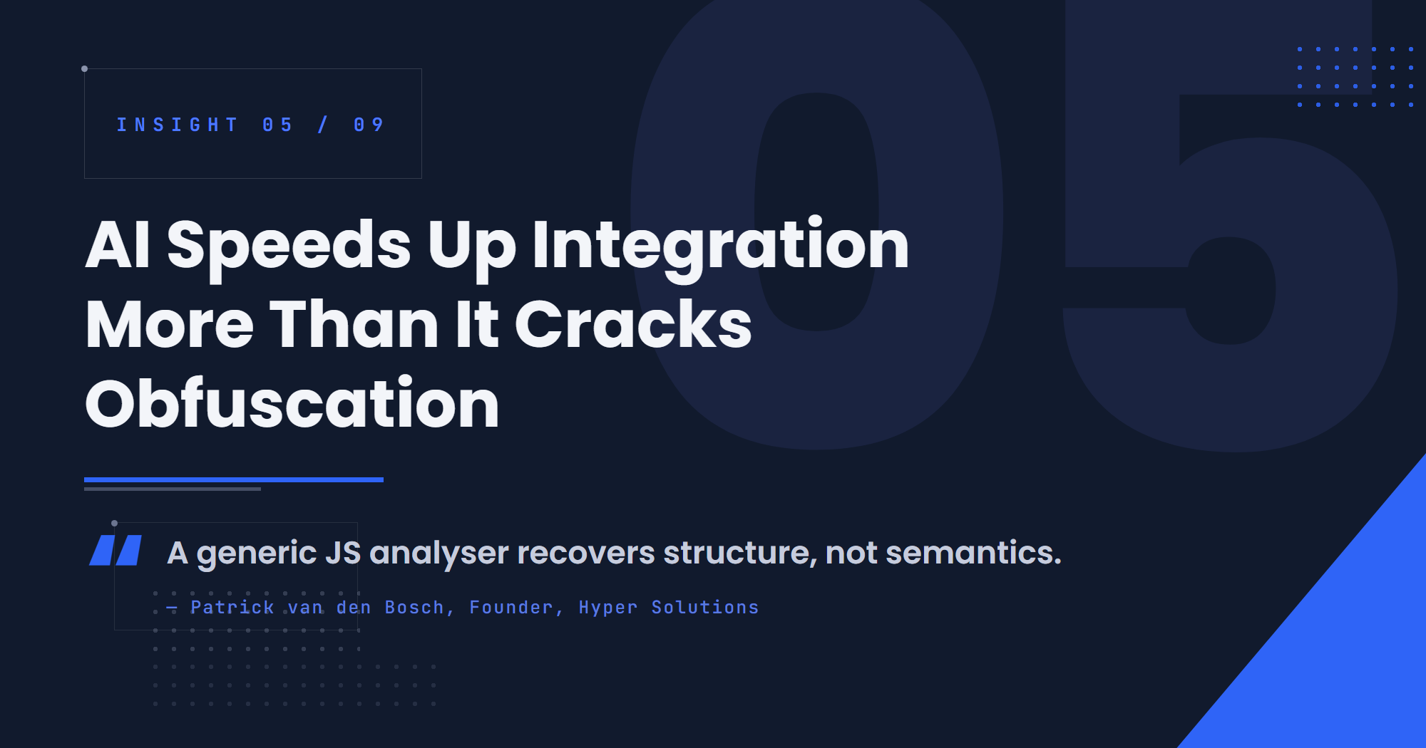 AI Speeds Up Integration More Than It Cracks Obfuscation