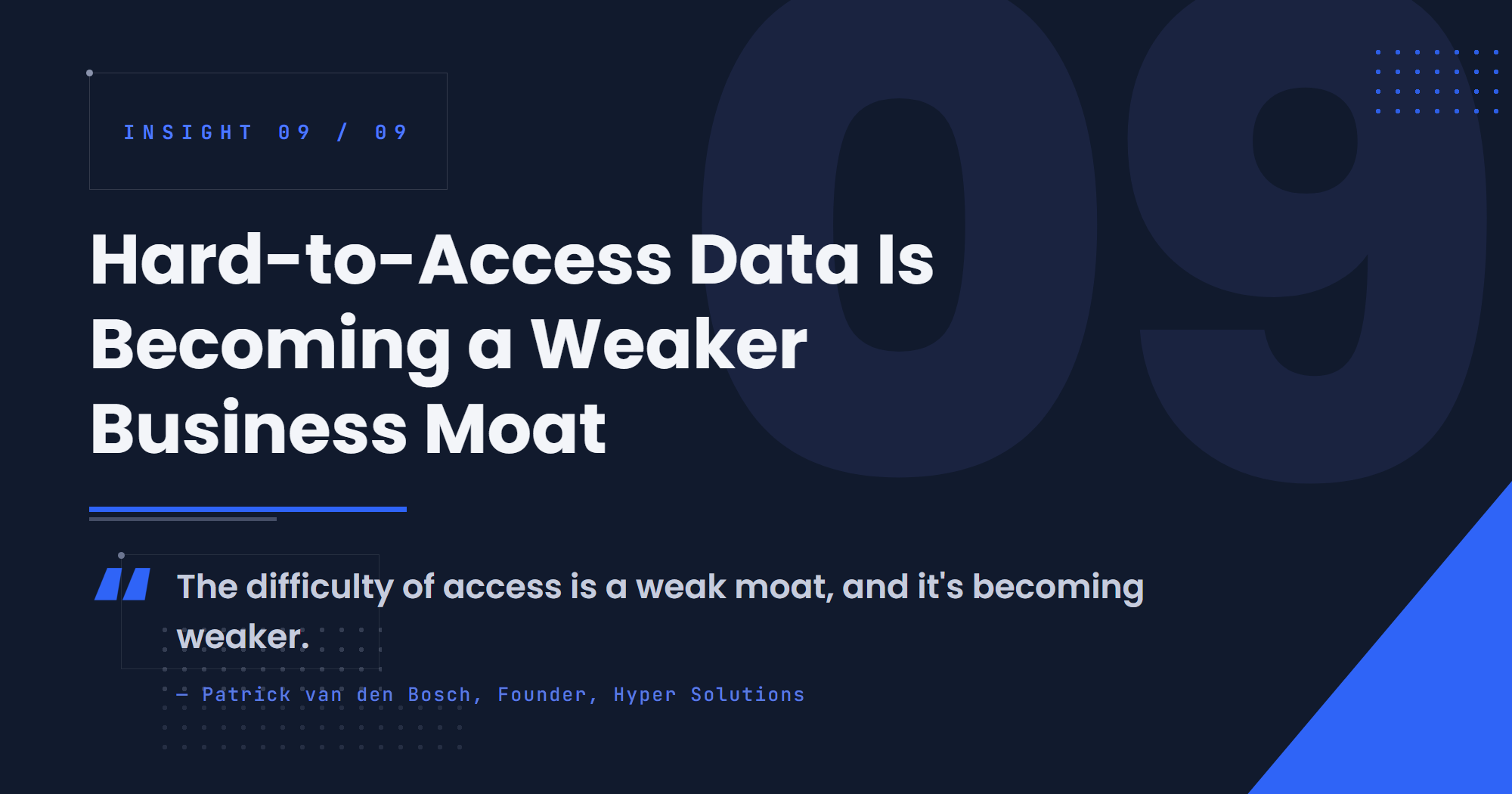 Hard-to-Access Data Is Becoming a Weaker Business Moat