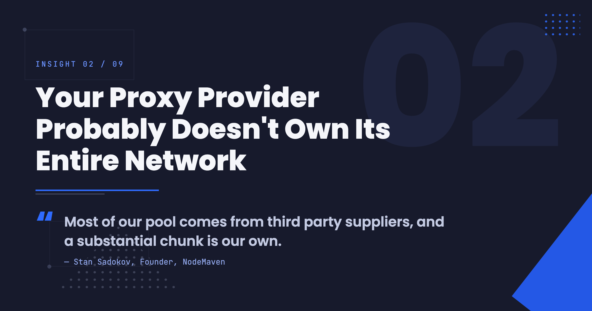 Your Proxy Provider Probably Doesn't Own Its Entire Network