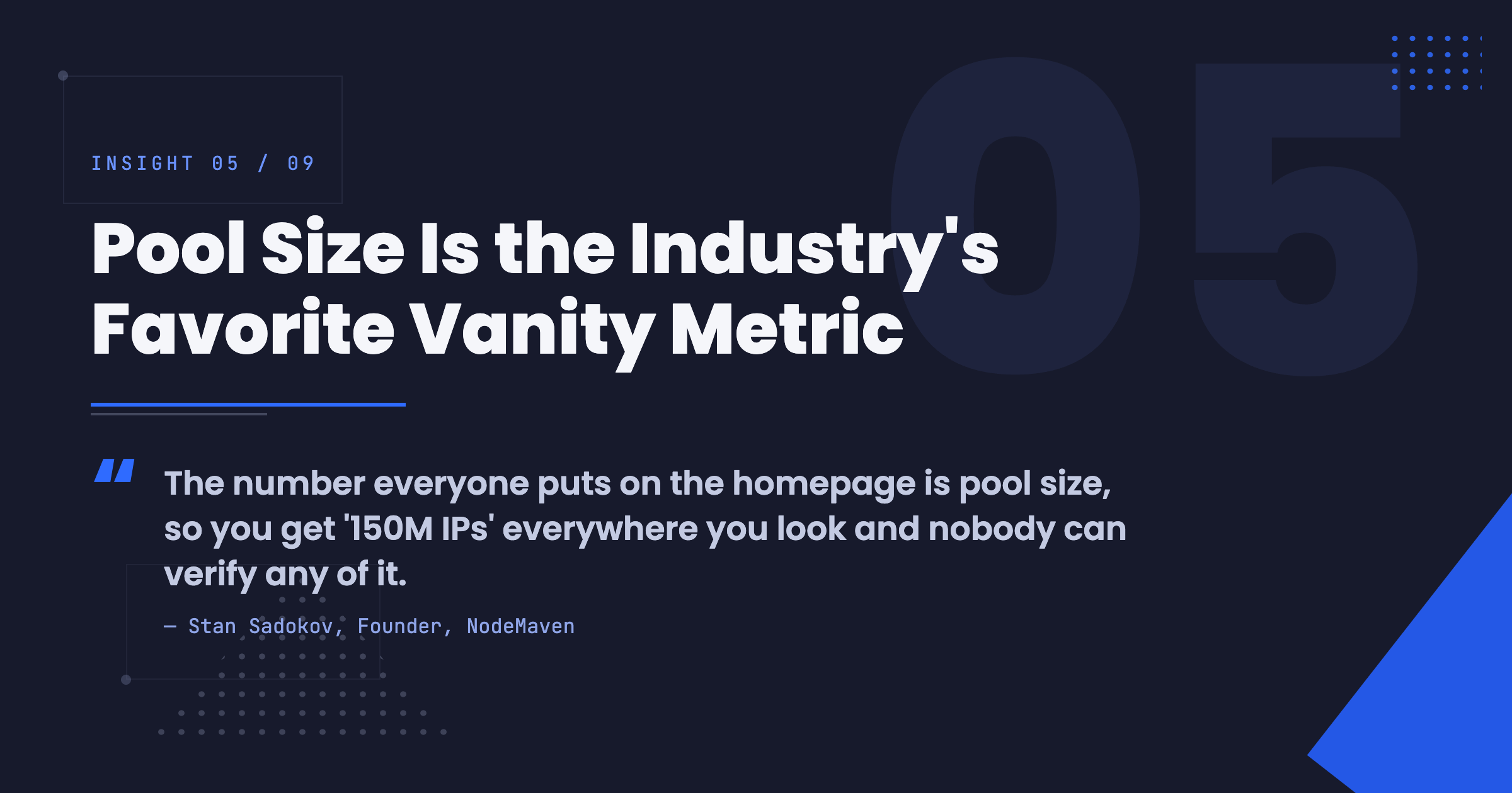 Pool Size Is the Industry's Favorite Vanity Metric