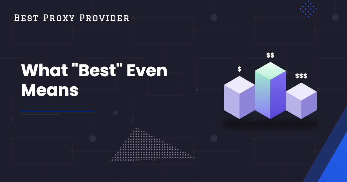 First, What "Best" Even Means