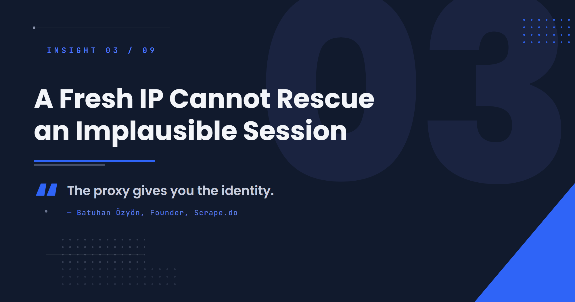 A Fresh IP Cannot Rescue an Implausible Session