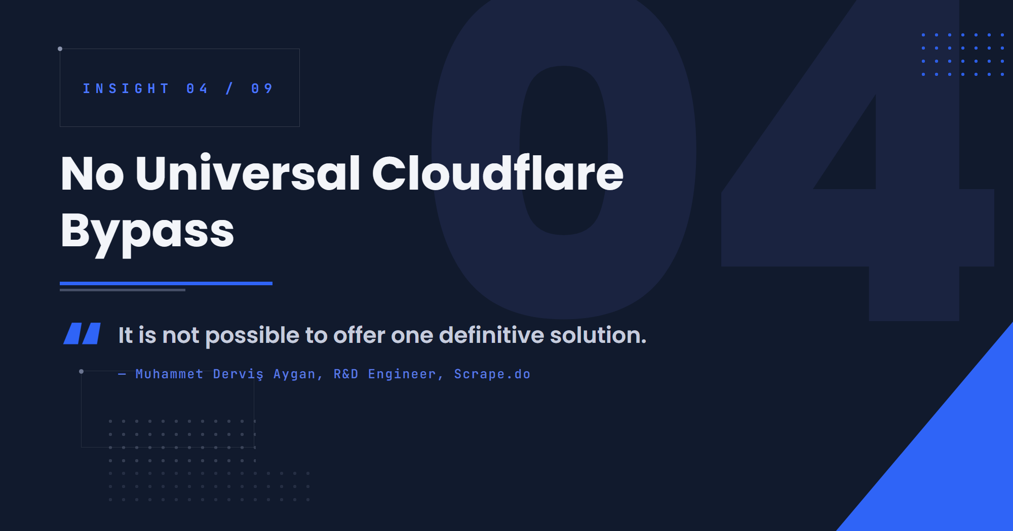 There Is No "Cloudflare Bypass" That Solves Every Cloudflare Site