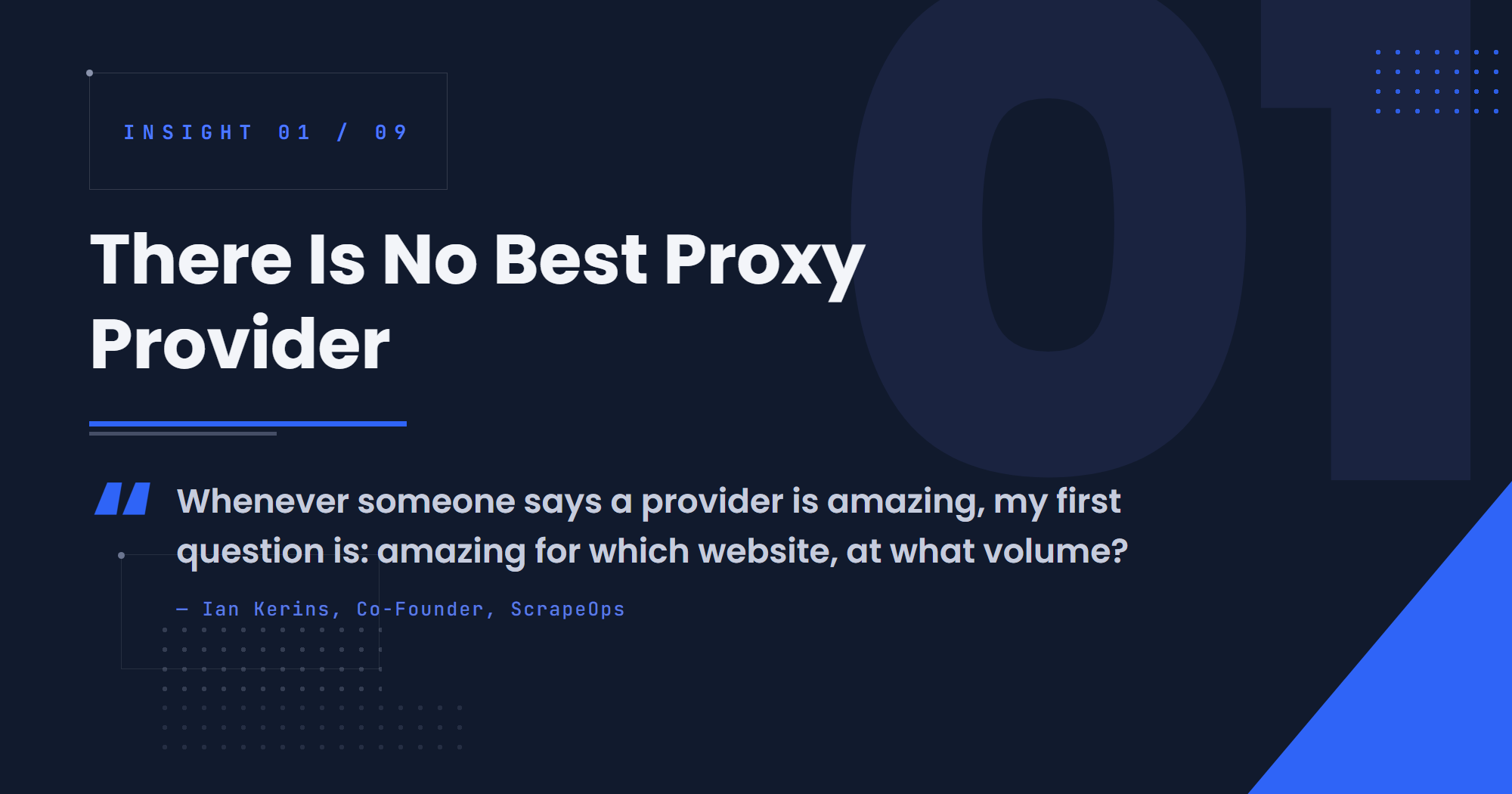 There Is No Best Proxy Provider