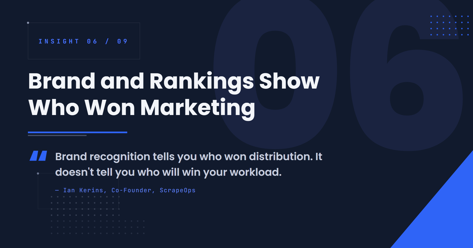 Brand, Rankings and Reviews Tell You Who Won Marketing, Not Who Will Be the Best Provider for Your Use Case