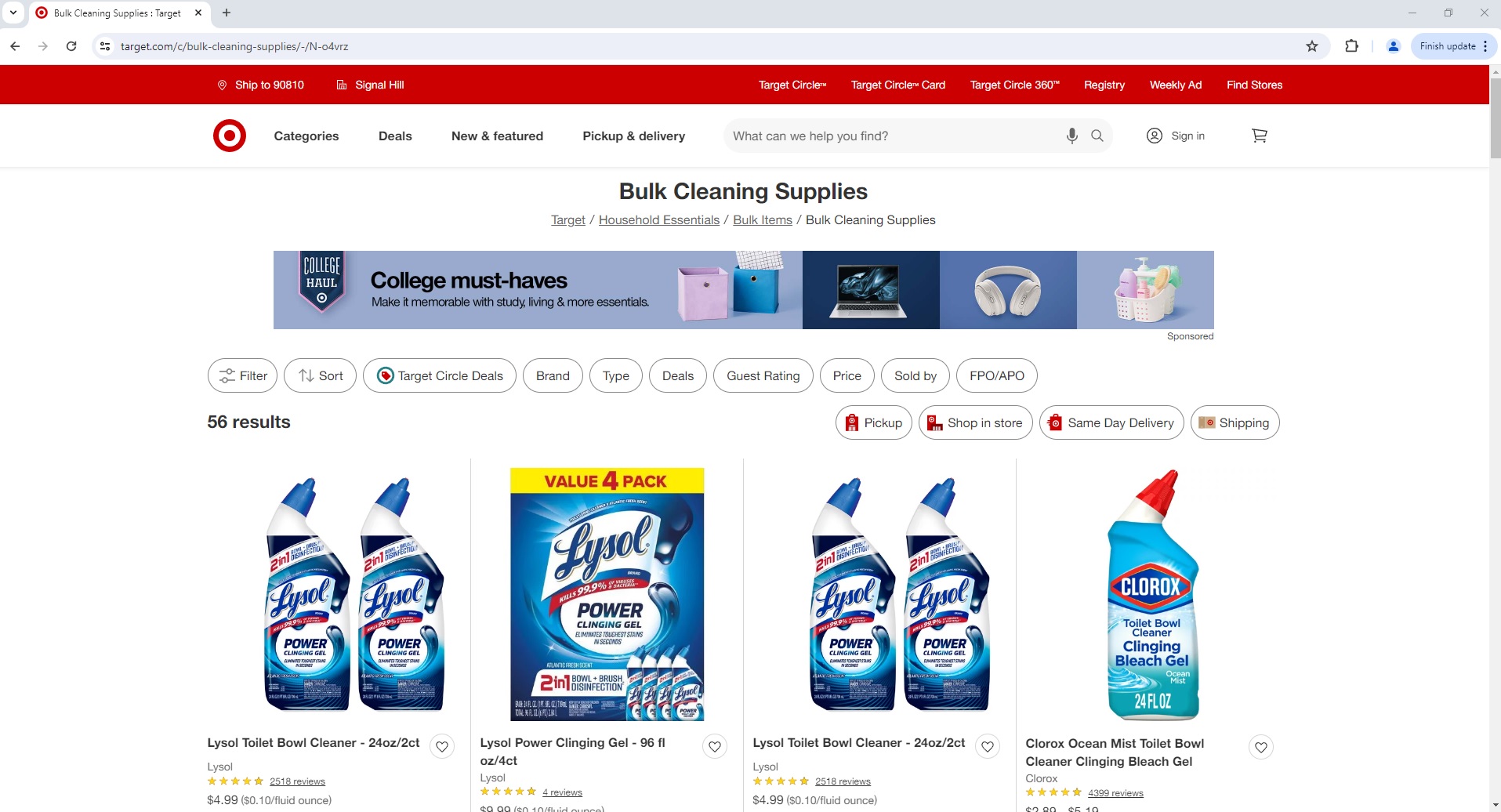 ScrapeOps Parser API - Target Category Page
