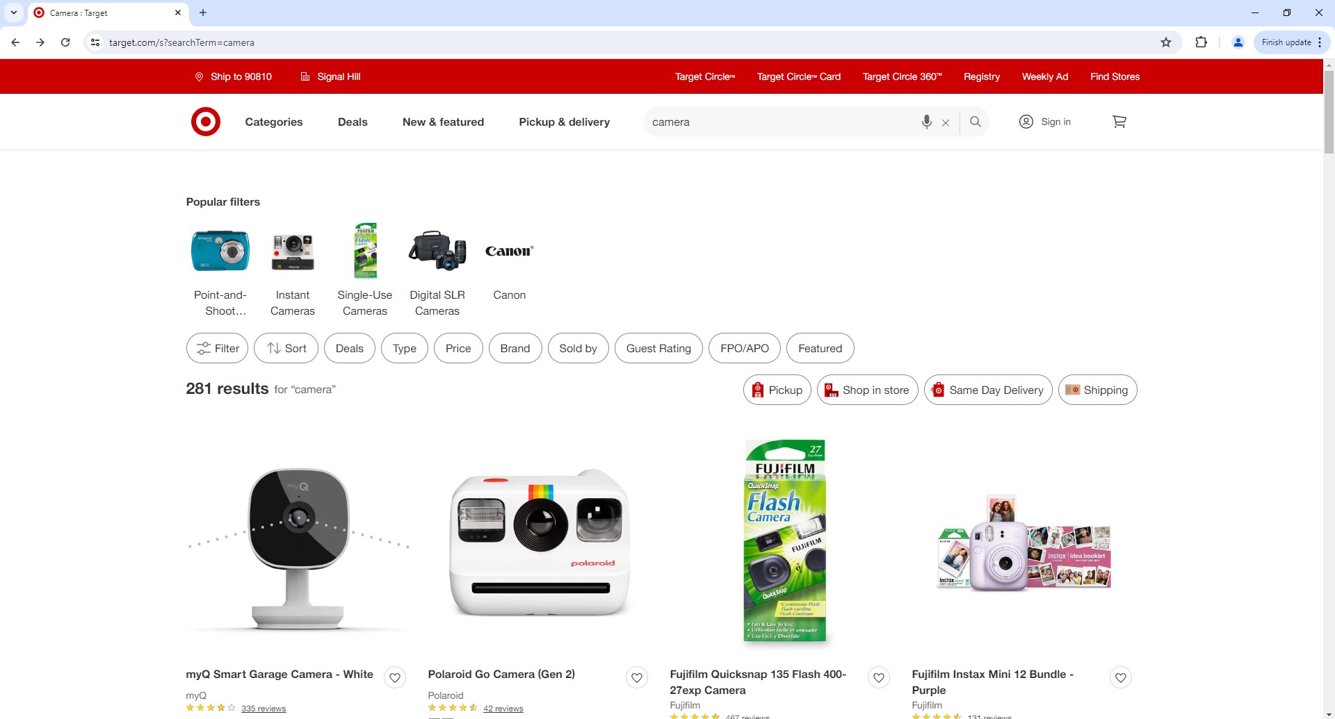 ScrapeOps Parser API - Target Search Page