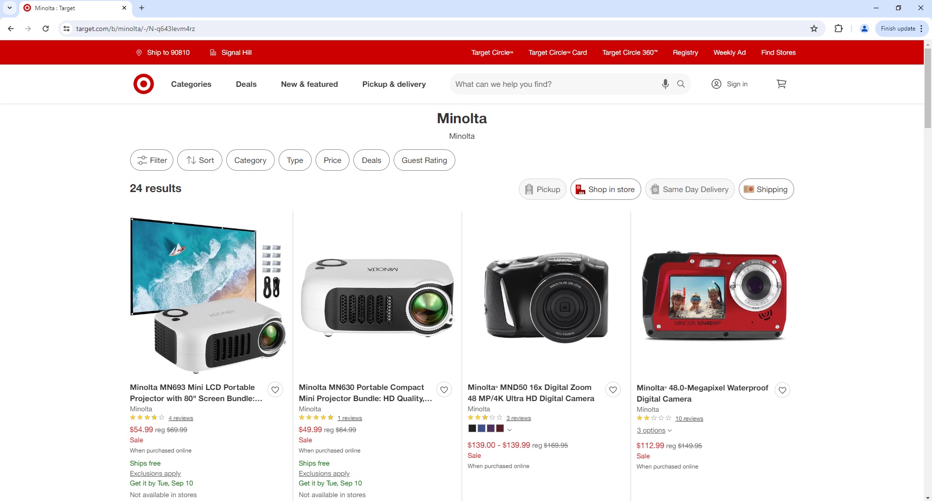 ScrapeOps Parser API - Target Shop Page