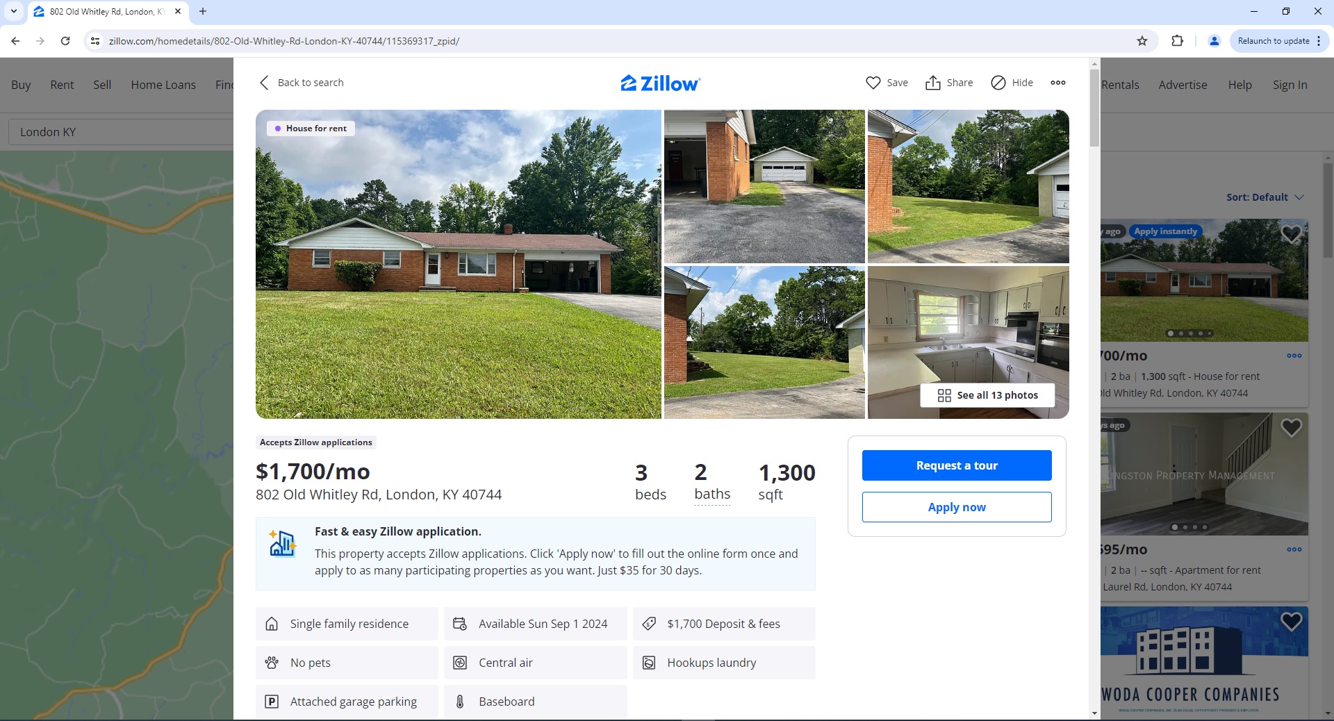ScrapeOps Parser API - Zillow Home For Rent Detail Page