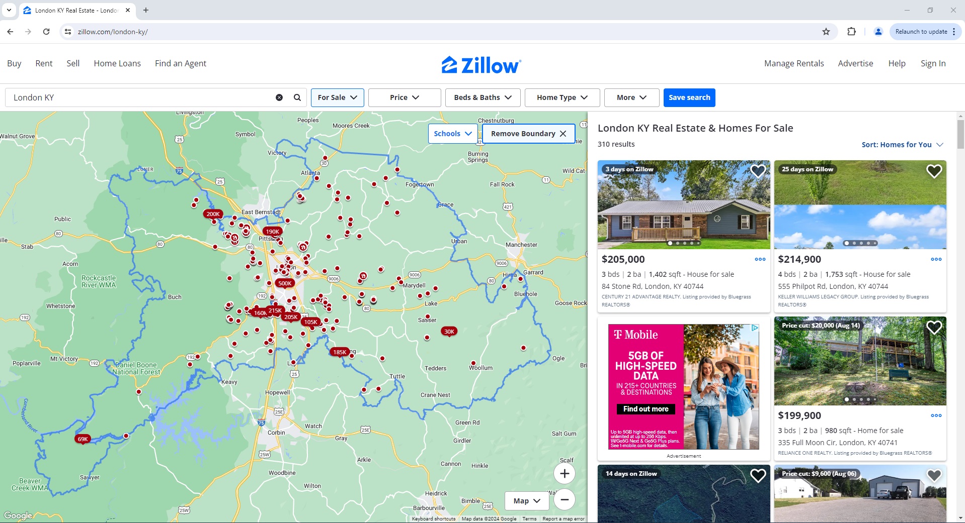 ScrapeOps Parser API - Zillow Home For Sale Search Page