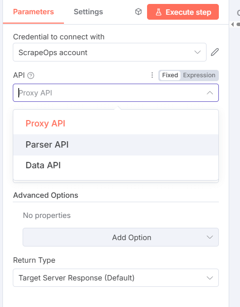 Choose API Type