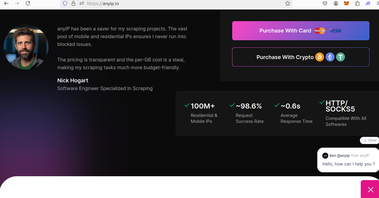 AnyIP Selling Points