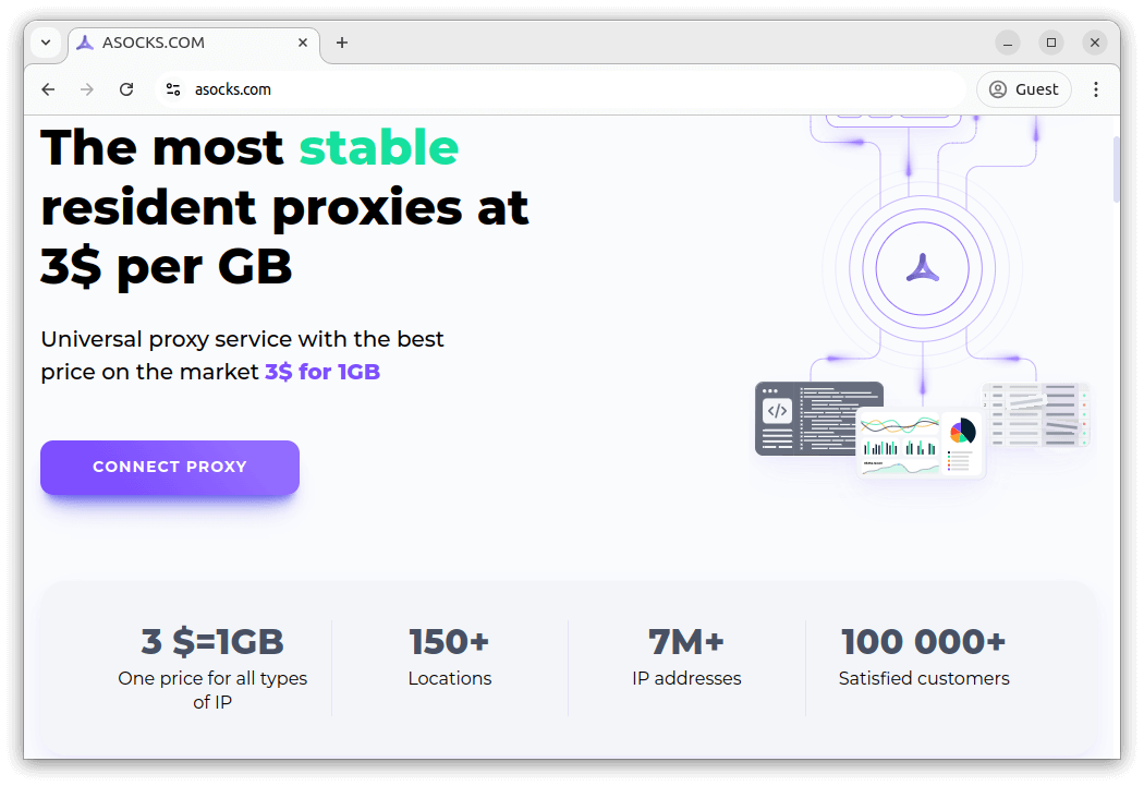 Asocks Homepage