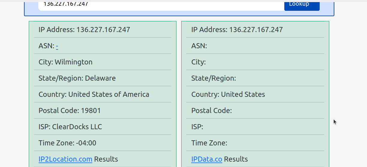 BrightData Country Verification