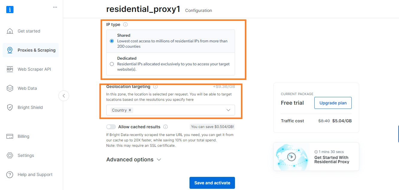 Activate Proxy