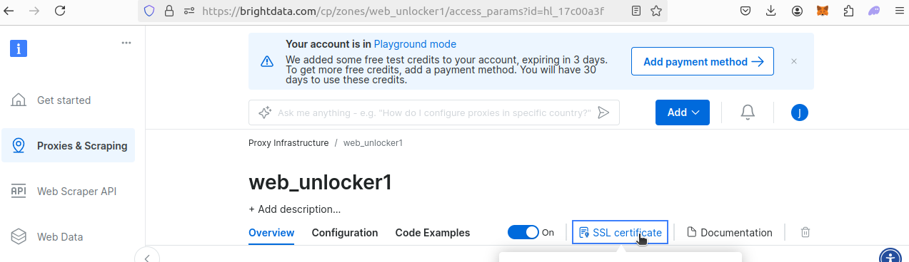 Unlocker SSL Certificate