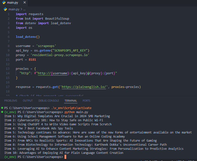 ScrapeOps Proxy Aggregator