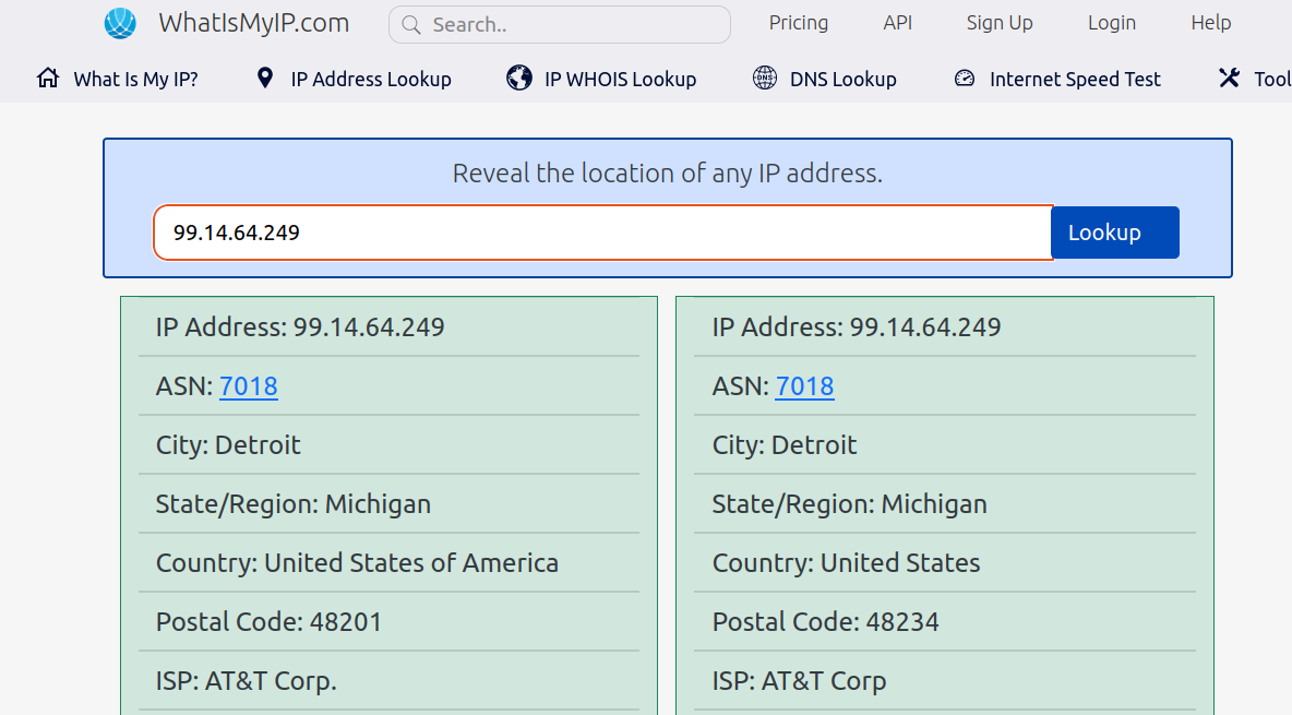 City Output Verificaiton