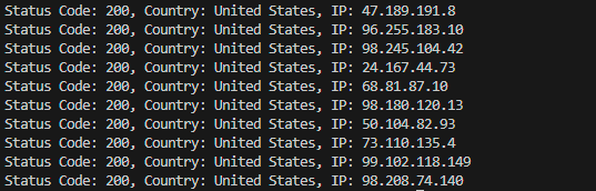 Implementing Python requests Results