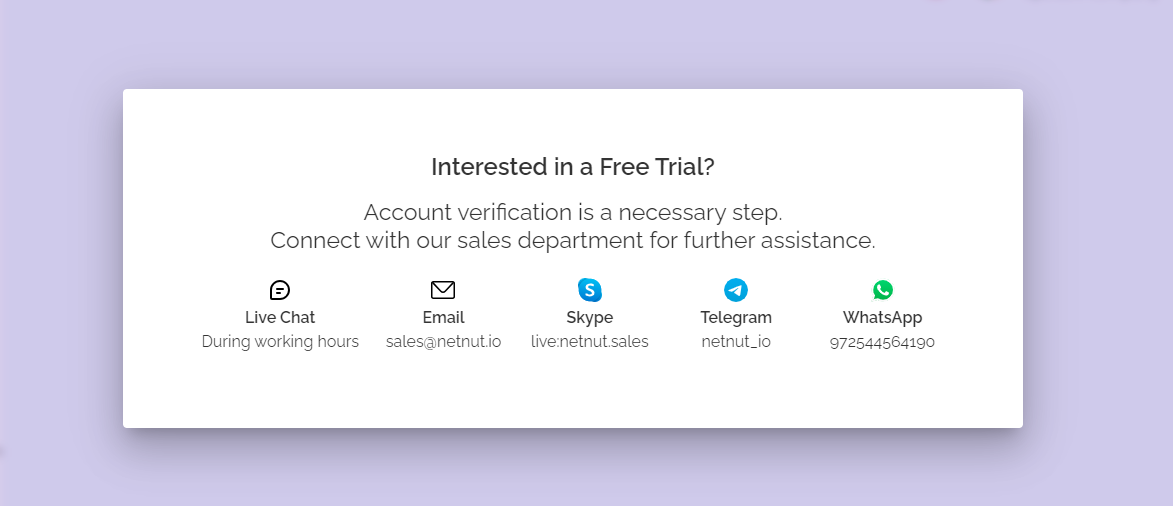 NetNut Freetrial
