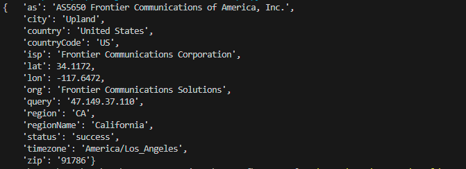 Python requests demo