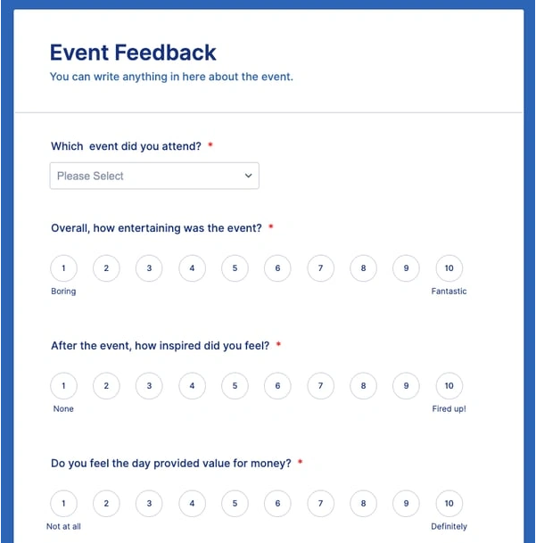 Feedback Form
