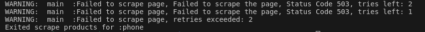 Amazon Blocked Terminal Message