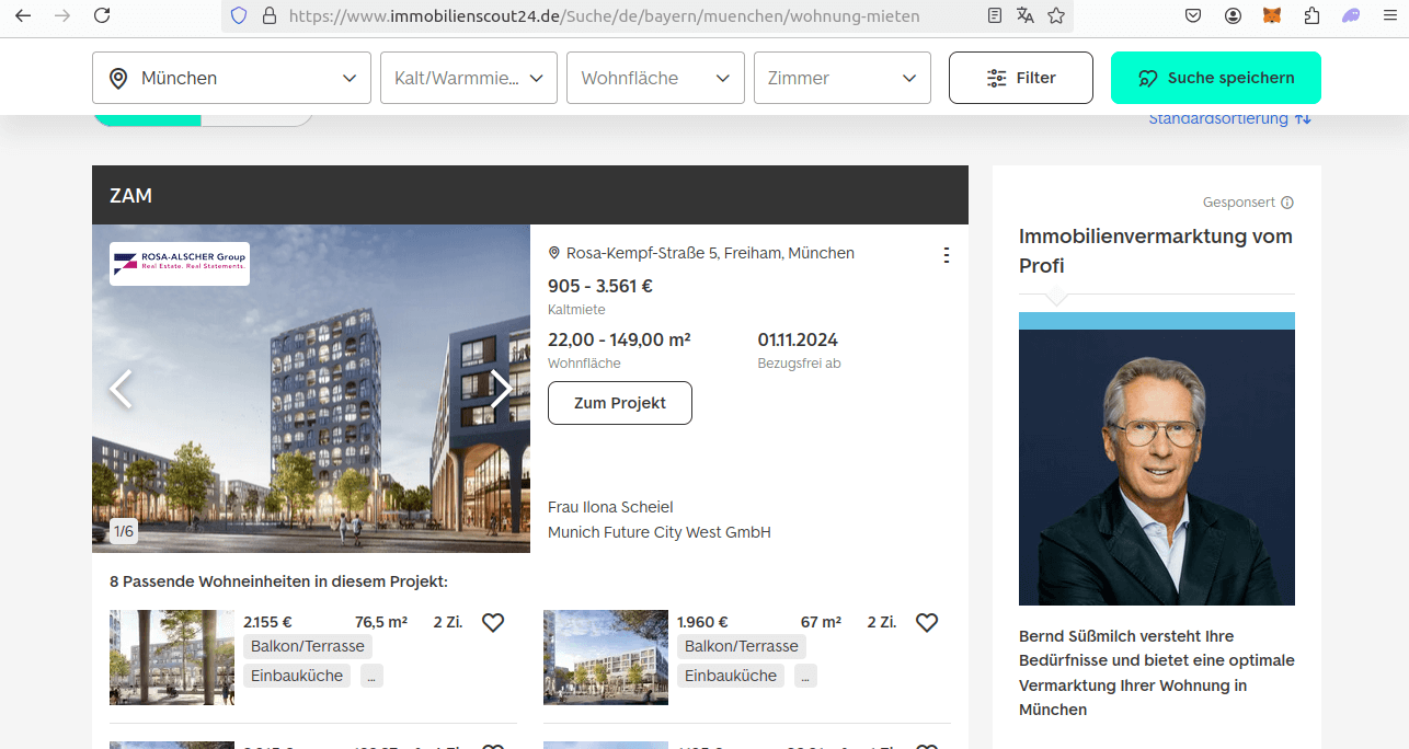 Search Results Page
