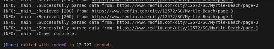 Crawler Results Terminal