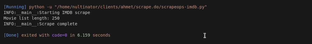 ScrapeOps Results