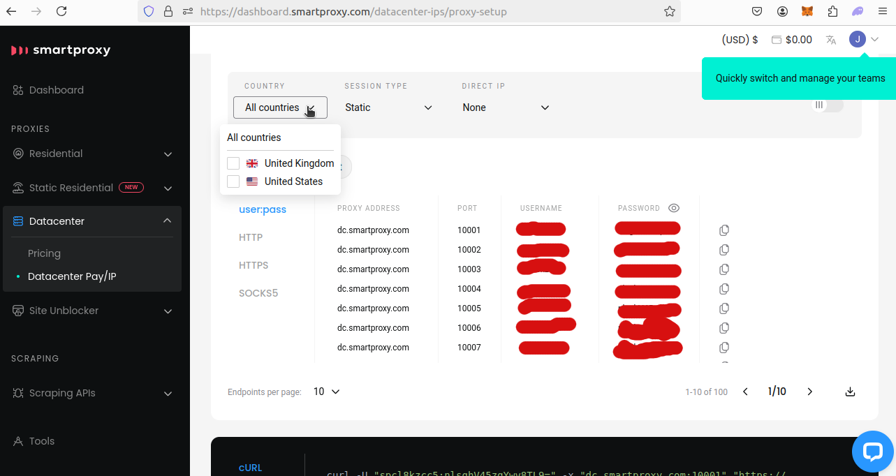 Smartproxy Proxy Lit