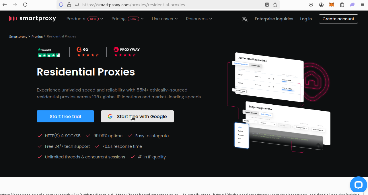 Smartproxy Residential Proxies