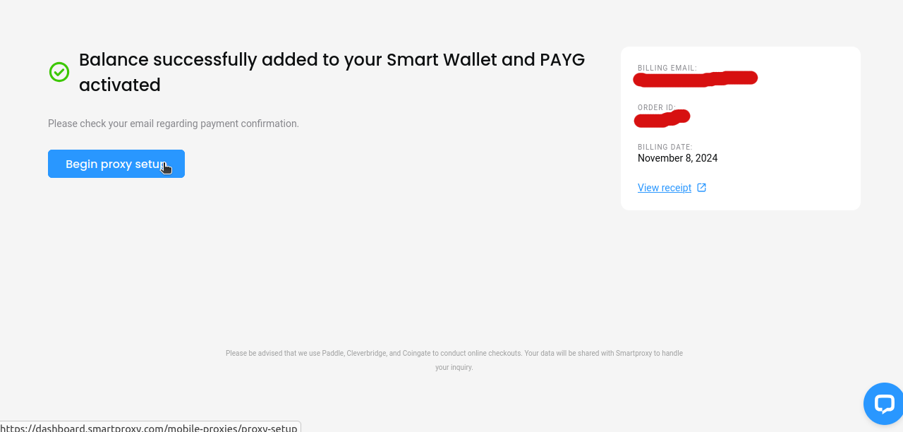 Smartproxy Setup