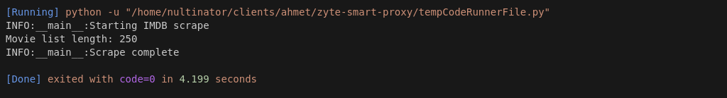 Zyte Performance Results