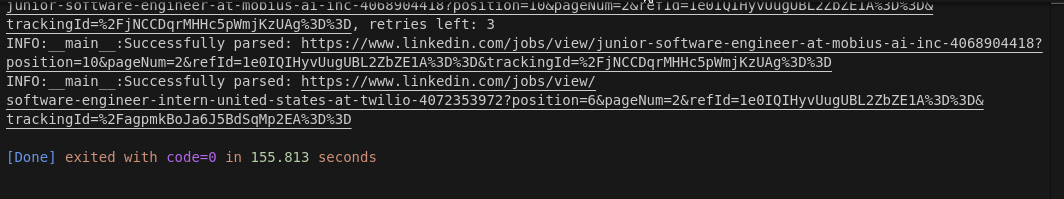 Scraper Performance text