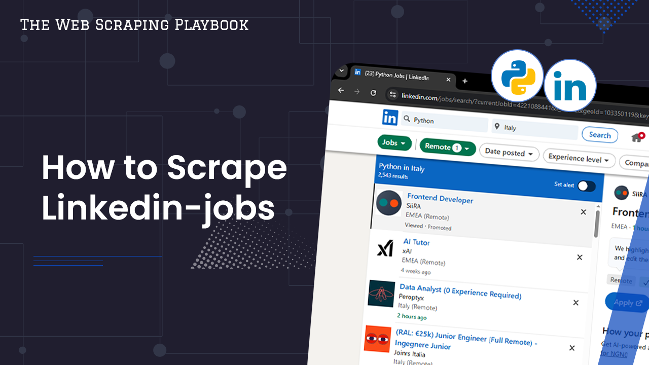 How To Scrape Linkedin Jobs