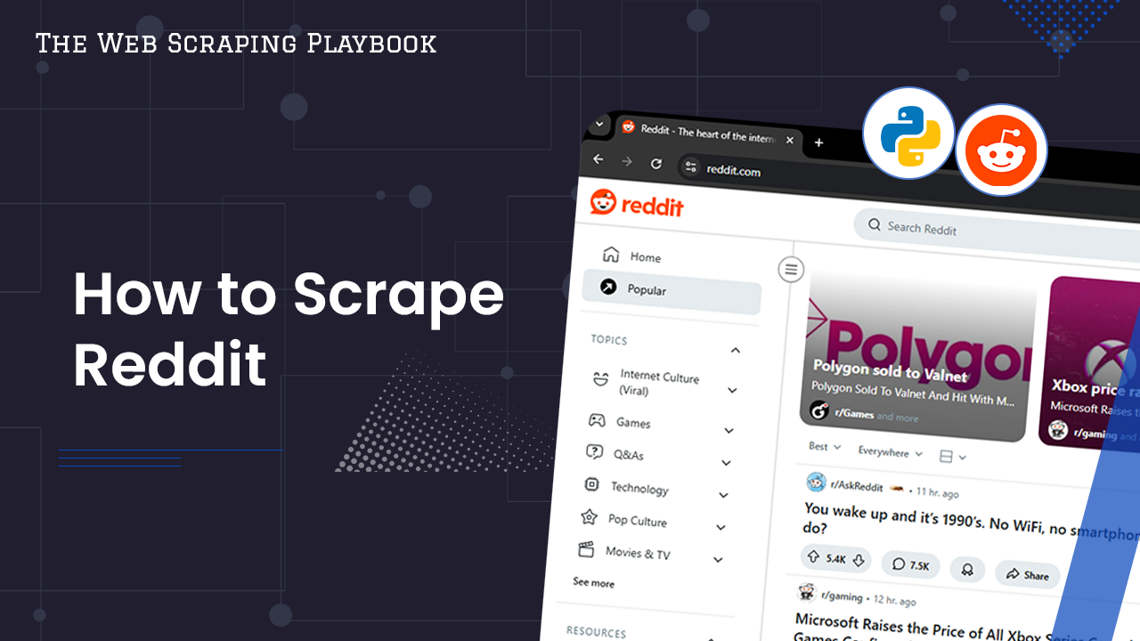 Scrape Reddit With Python Requests and BeautifulSoup